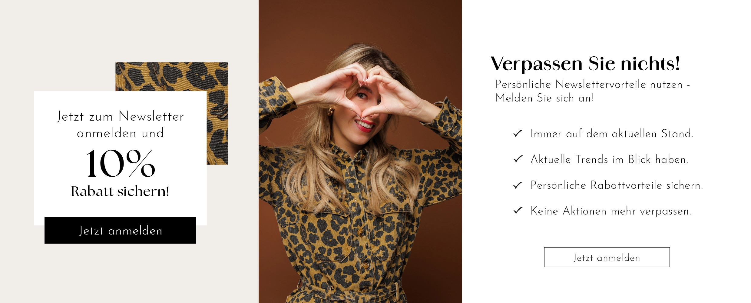 Zum Newsletter anmelden! Zum Newsletter anmelden!