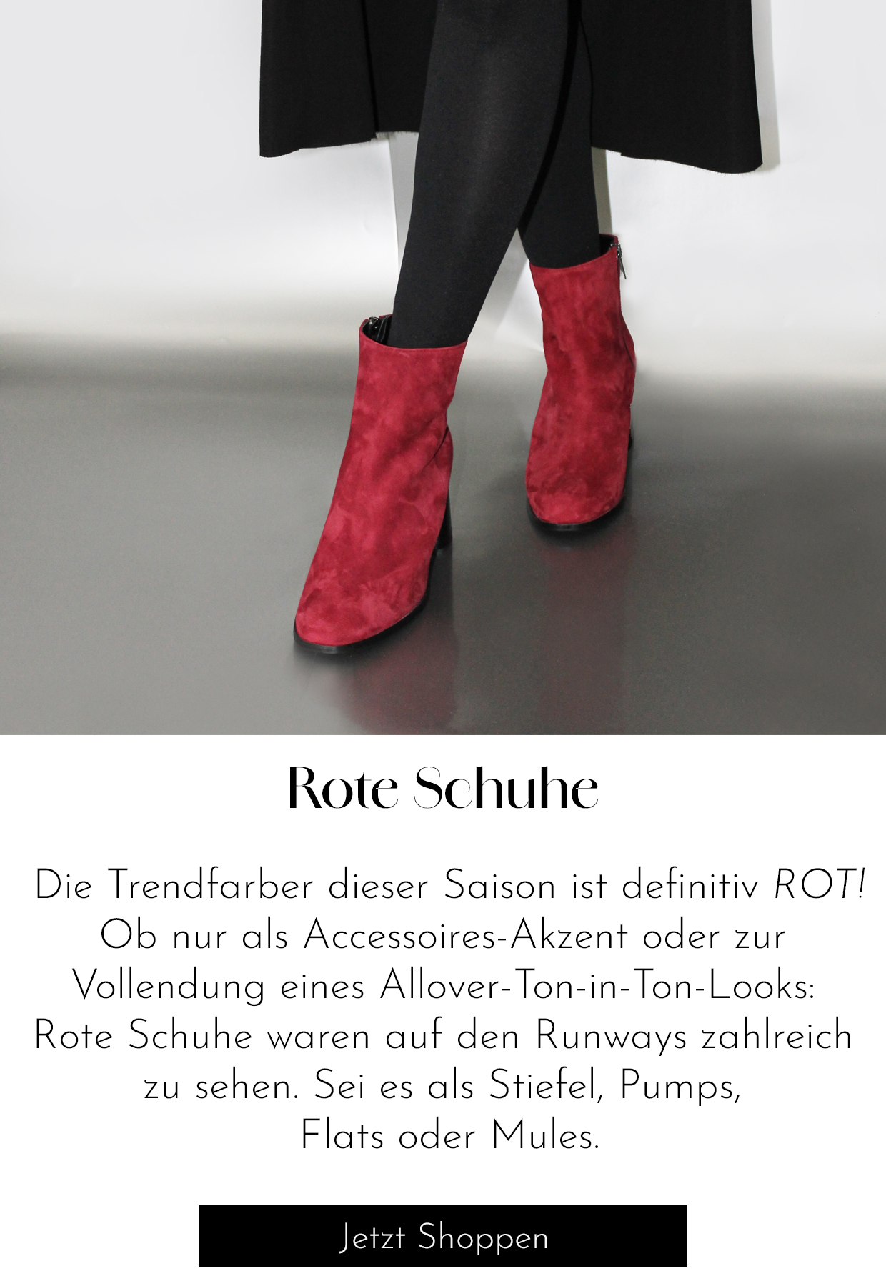 Rote Schuhe